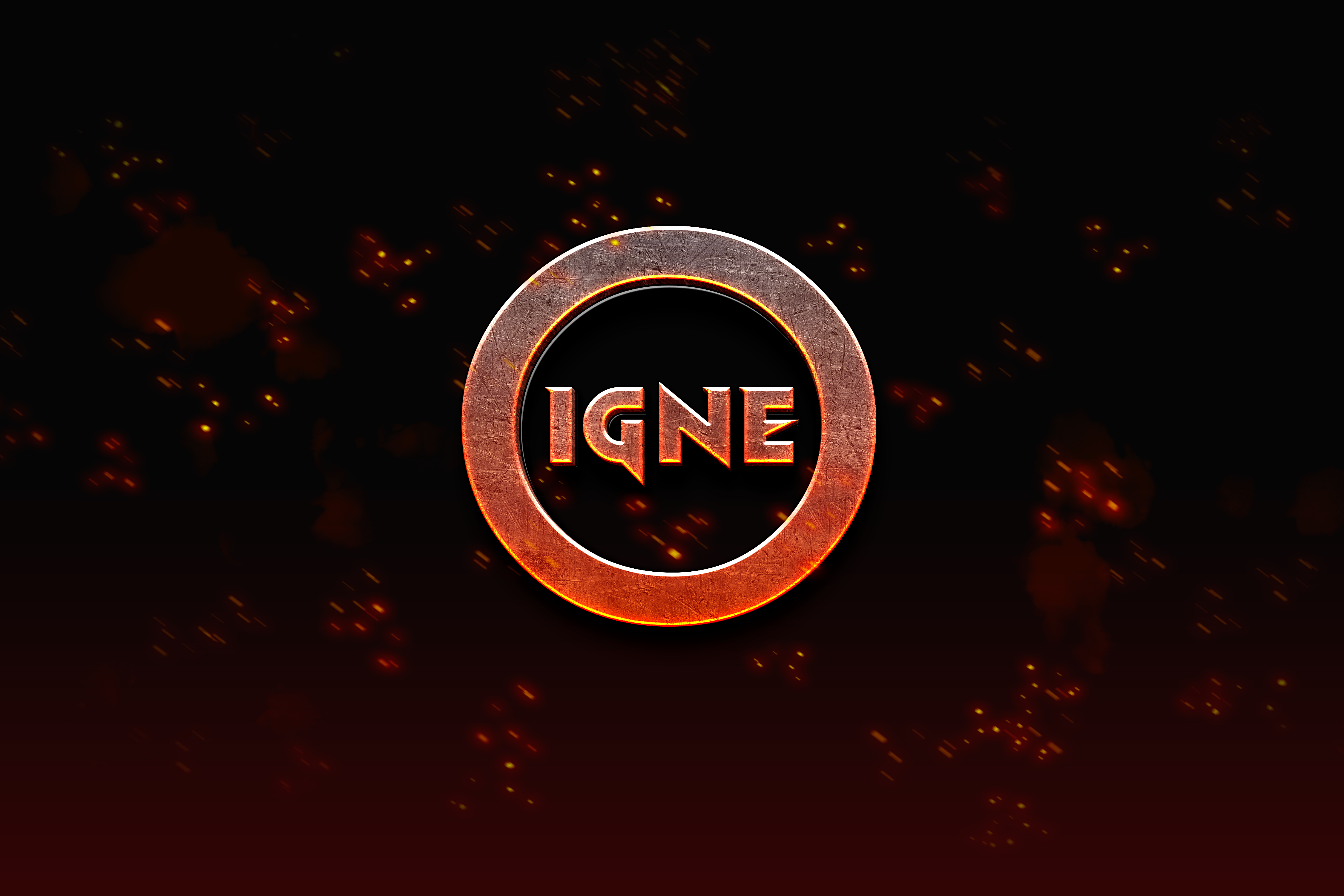 Iron text effect design sample